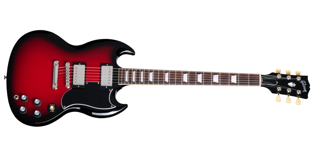 SG Standard \'61 Stopbar w/Hardshell Case - Cardinal Red Burst