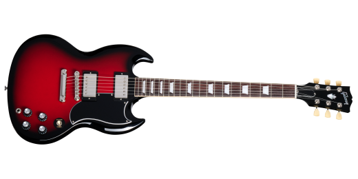 Gibson - SG Standard61  cordier Stopbar (fini Cardinal Red Burst, tui rigide inclus)