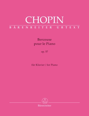 Baerenreiter Verlag - Berceuse, op. 57 - Chopin/Schilling-Wang - Piano - Book