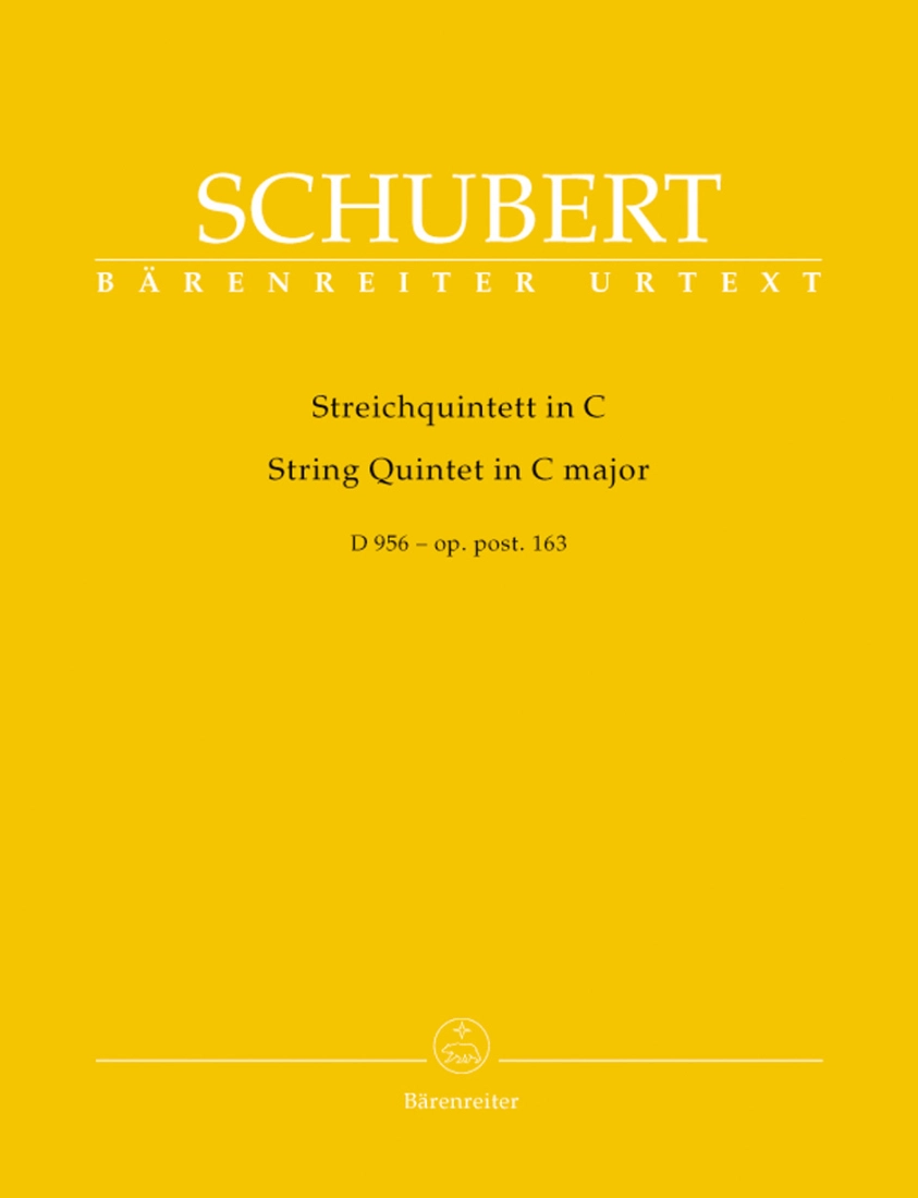 String Quintet in C major op. post 163 D 956 - Schubert/Chusid - String Quintet - Parts Set