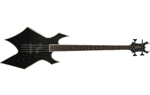 B.C. Rich - Chris Kael Signature Warlock Electric Bass - Satin Black