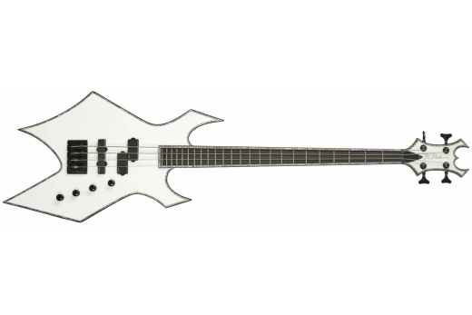 B.C. Rich - Chris Kael Signature Warlock Electric Bass - Satin White