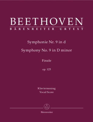 Baerenreiter Verlag - Symphony no. 9 in D minor op. 125, Finale - Beethoven/Del Mar - Vocal Score - Book