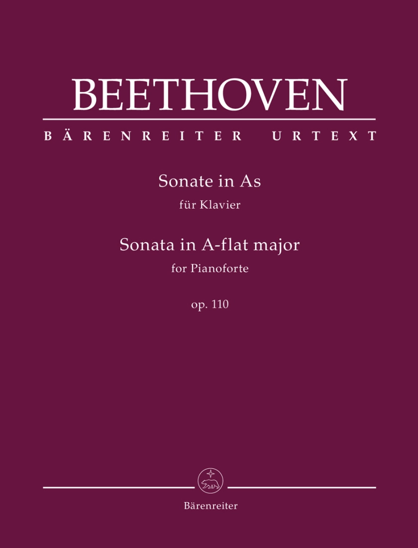 Sonata for Pianoforte in A-flat major op. 110 - Beethoven/Del Mar - Piano - Book