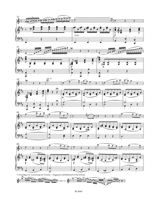 Adagio from the Concerto in A major, K. 622 (Jubilee Edition) - Mozart/Schelhaas - Clarinet/Piano - Sheet Music