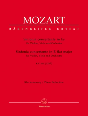 Baerenreiter Verlag - Sinfonia in E-flat major K. 364 (320d) - Mozart/Mahling - Violin/Viola/Piano - Parts