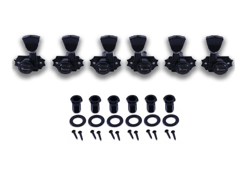 Revolution Metal Locking 3+3 Black Tuner Set