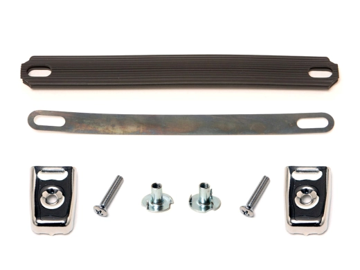 Handle Kit with Rubber Sleeve - Chrome