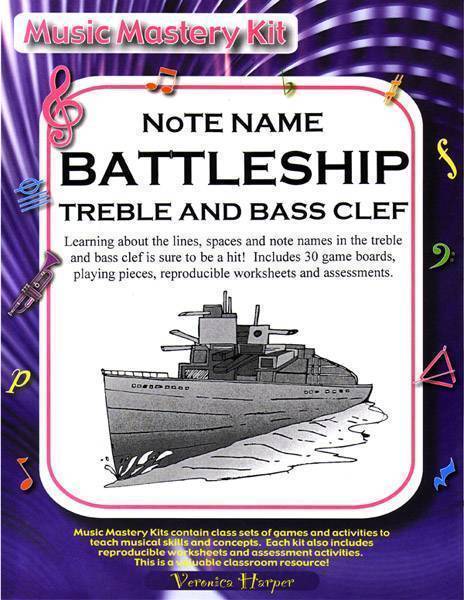 Note Name Battleship - Harper - Classroom Kit