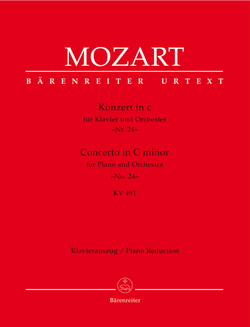 Concerto no. 24 in C minor K. 491 - Mozart/Beck - Piano/Piano Reduction - Book