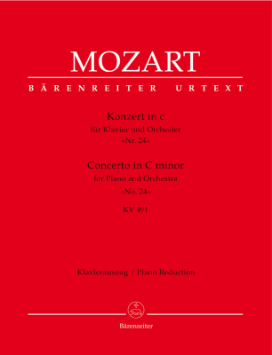 Baerenreiter Verlag - Concerto no. 24 in C minor K. 491 - Mozart/Beck - Piano/Piano Reduction - Book