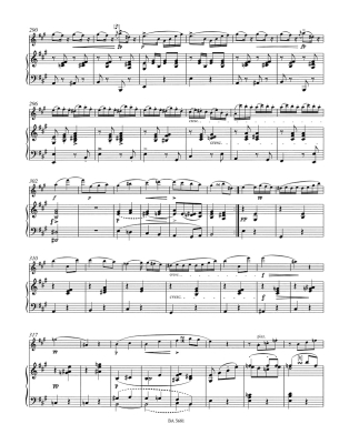Sonata in A Minor D 821 \'\'Arpeggione\'\' - Schubert/Hunteler - Flute/Piano - Sheet Music