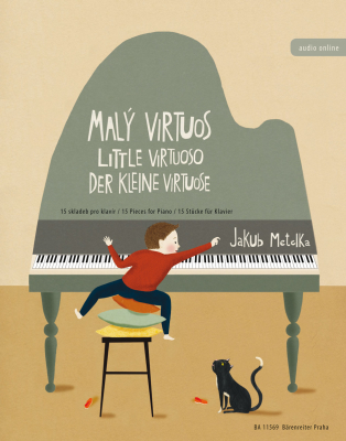 Baerenreiter Verlag - Little Virtuoso - Metelka - Piano - Book/Audio Online