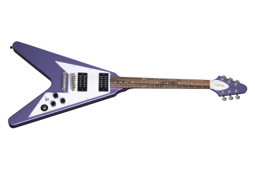 Epiphone - Flying V modle 1979signature Kirk Hammet avec tui fini violet mtallique