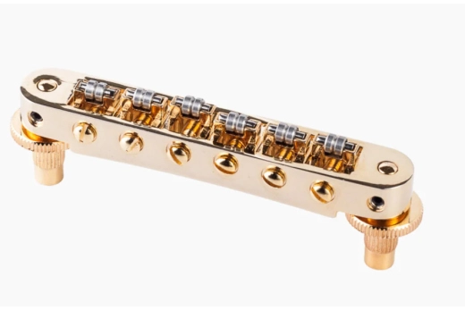 TonePros - TP6R Nashville Style Roller Tunematic Bridge - Gold