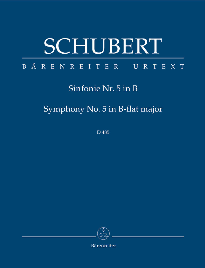 Symphony no. 5 in B-flat major D 485 - Schubert/Woodfull-Harris/Feil - Study Score - Book