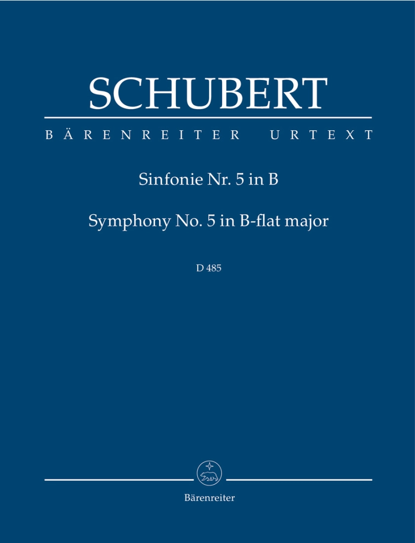 Symphony no. 5 in B-flat major D 485 - Schubert/Woodfull-Harris/Feil - Study Score - Book