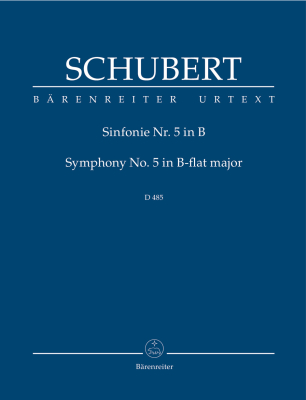 Baerenreiter Verlag - Symphony no. 5 in B-flat major D 485 - Schubert/Woodfull-Harris/Feil - Study Score - Book