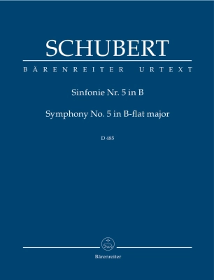 Baerenreiter Verlag - Symphony no. 5 in B-flat major D 485 - Schubert/Woodfull-Harris/Feil - Study Score - Book