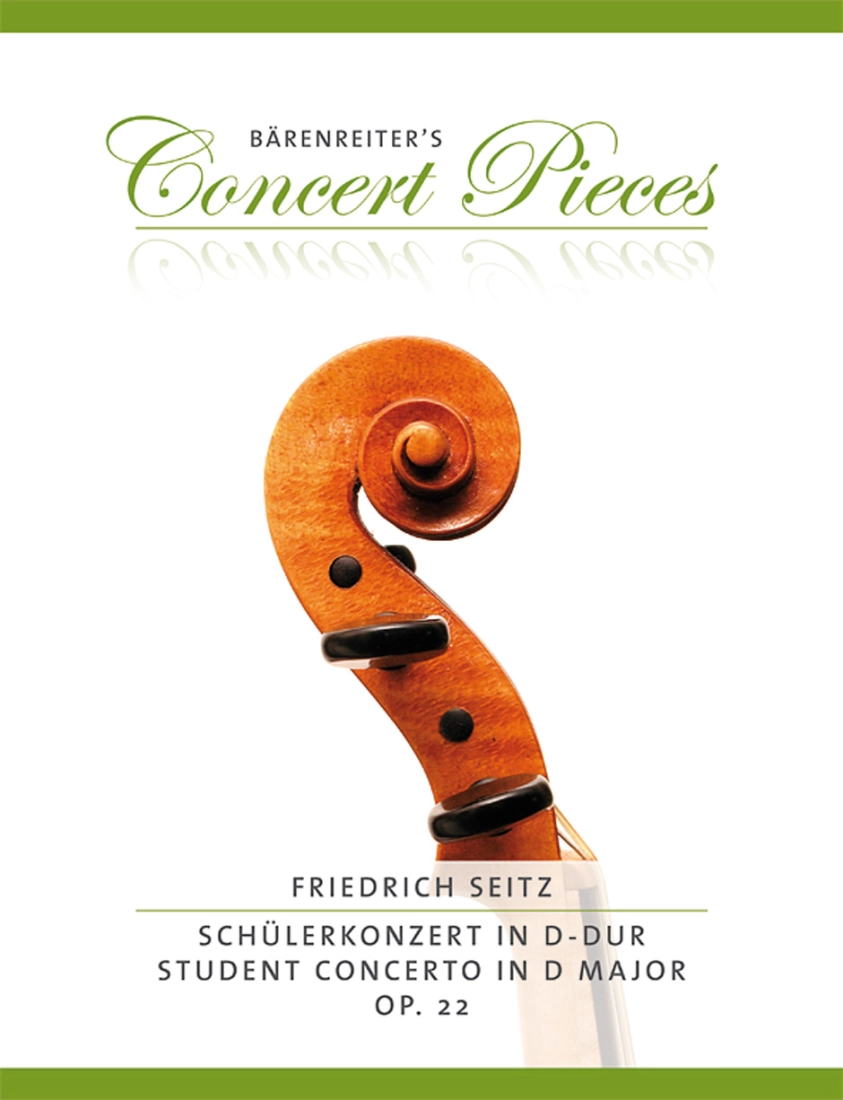 Concerto in D major op. 22 - Seitz/Sassmannshaus - Violin/Piano - Book