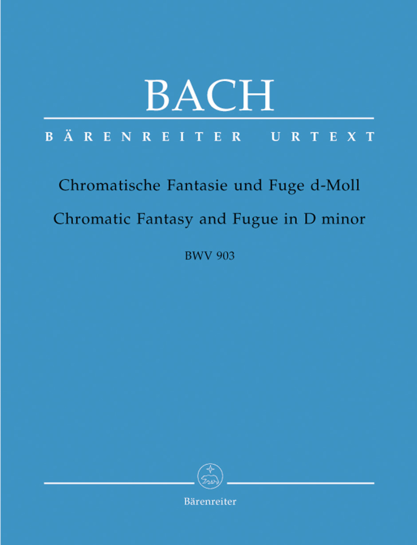 Chromatic Fantasia and Fugue in D minor BWV 903 - Bach/Wolf - Piano - Book