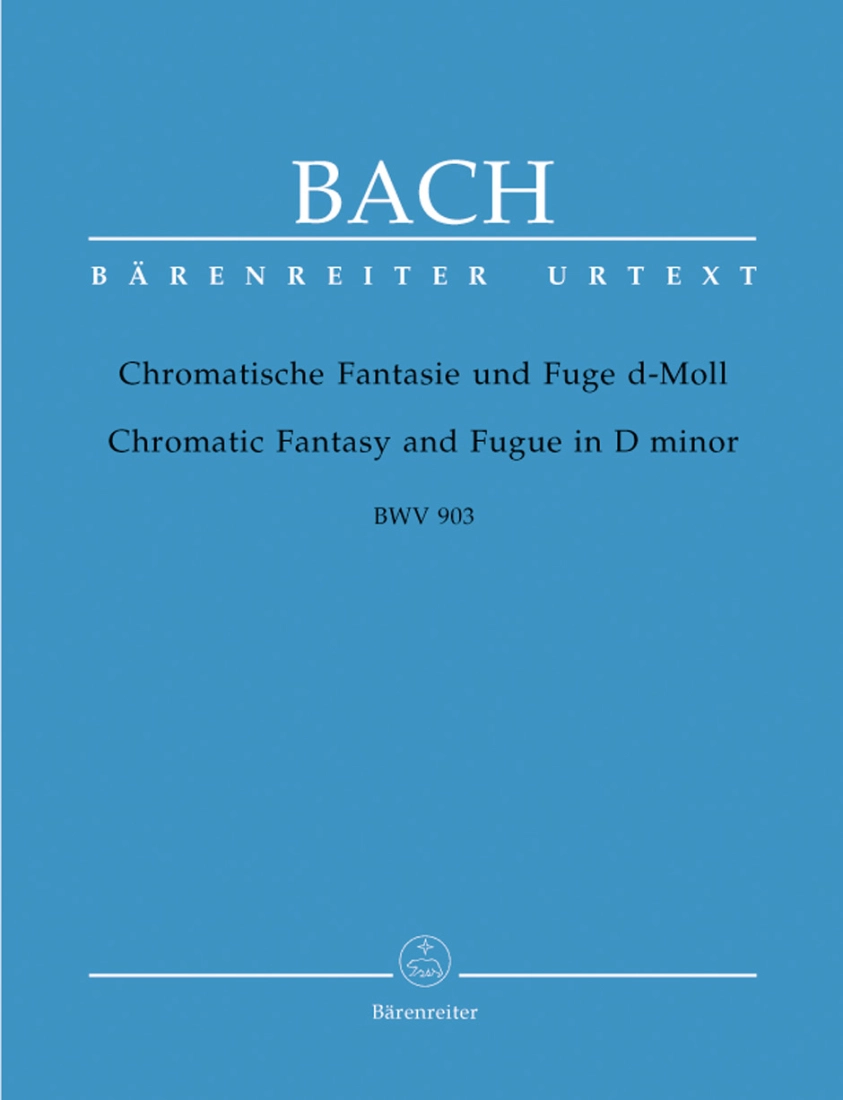 Chromatic Fantasia and Fugue in D minor BWV 903 - Bach/Wolf - Piano - Book