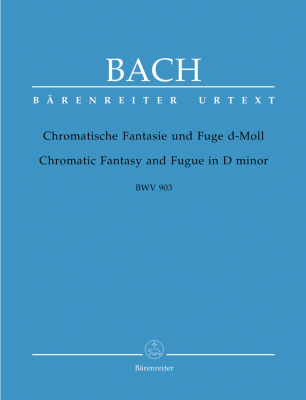 Baerenreiter Verlag - Chromatic Fantasia and Fugue in D minor BWV 903 - Bach/Wolf - Piano - Book