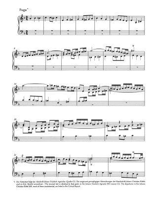 Chromatic Fantasia and Fugue in D minor BWV 903 - Bach/Wolf - Piano - Book