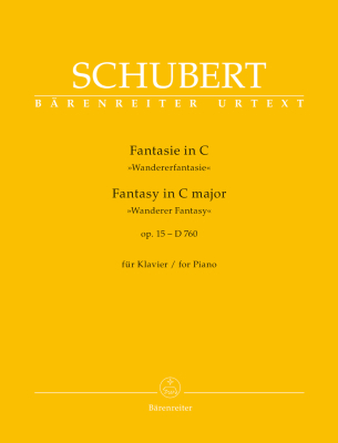 Fantasy in C major op. 15 D 760 \'\'Wanderer Fantasy\'\' - Schubert/Durr - Piano - Book