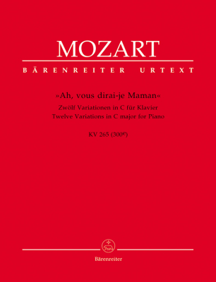 Baerenreiter Verlag - Ah, vous dirai-je Maman K. 265 (300e) - Mozart/Fischer - Piano - Book