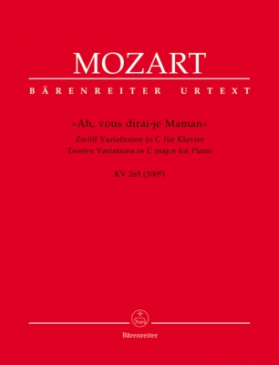 Baerenreiter Verlag - Ah, vous dirai-je Maman K. 265 (300e) - Mozart/Fischer - Piano - Book