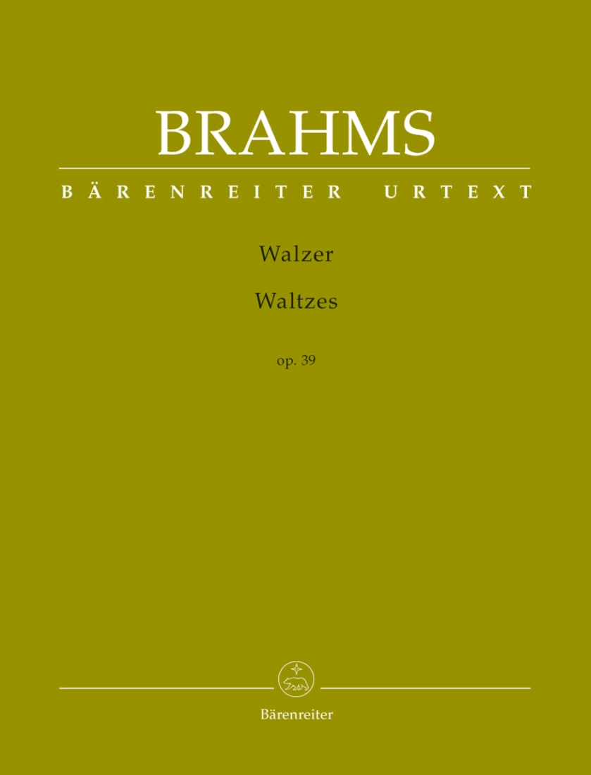 Waltzes, op. 39 - Brahms/Kohn - Piano - Book