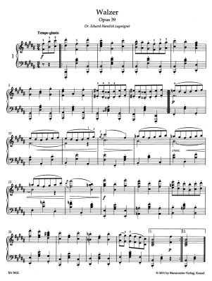 Waltzes, op. 39 - Brahms/Kohn - Piano - Book
