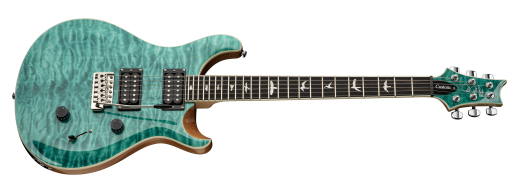 SE Custom 24 Quilt Electric Guitar with Gigbag - Turquoise