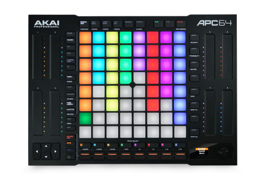 Akai - APC64 Ableton Live Controller with Velocity-Sensitive Pads and Assignable Touch Strips