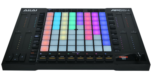 APC64 Ableton Live Controller with Velocity-Sensitive Pads and Assignable Touch Strips