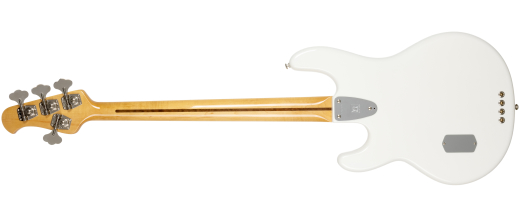 StingRay Retro 70\'s Bass Guitar with Soft Case - White