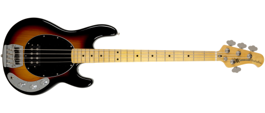 Ernie Ball Music Man - StingRay Retro 70s Bass Guitar with Soft Case - Sunburst