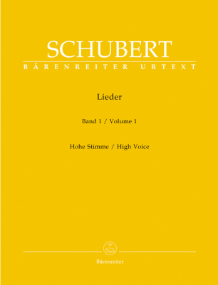 Baerenreiter Verlag - Lieder, Volume 1 - Schubert/Durr - High Voice/Piano - Book