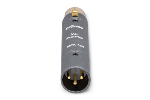 In-Line Microphone Preamp XLR3F to XLR3M
