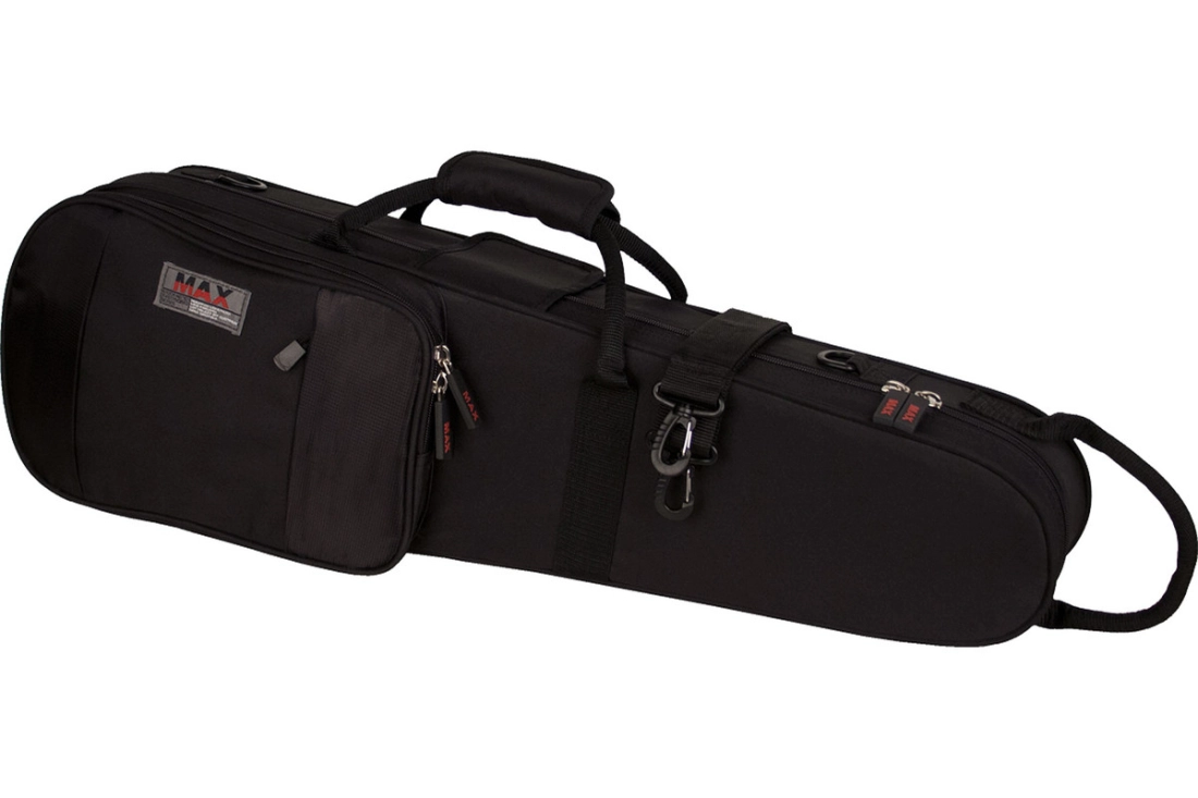 MAX Shaped 1/2 Violin Case - Black