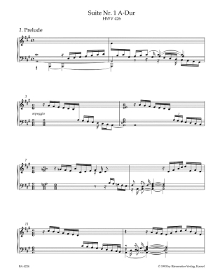 Keyboard Works, Volume 1 HWV 426-433 - Handel/Steglich/Best - Piano - Book
