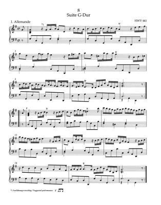 Keyboard Works, Volume 2 HWV 434-442 - Handel/Northway/Best - Piano - Book