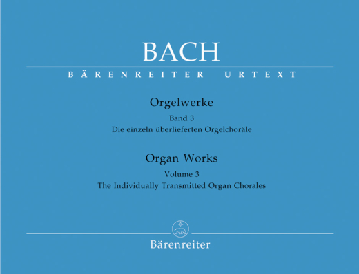 Baerenreiter Verlag - Organ Works, Volume 3 - Bach/Klotz - Organ - Book