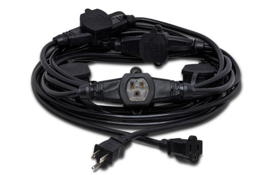 Hosa - Power Distribution Cord Nema 5-15R to Nema 5-15P, 50 Foot