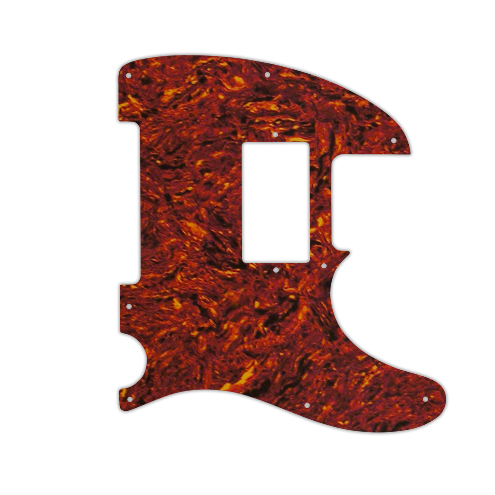 Custom Pickguard for Fender Blacktop Telecaster - Tortoise Shell/White