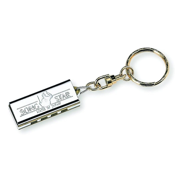 Mini Harmonica Key Chain