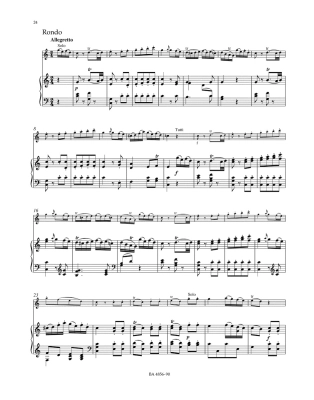 Concerto in C major K. 314 (285d) - Mozart/Giegling - Oboe/Piano Reduction - Sheet Music