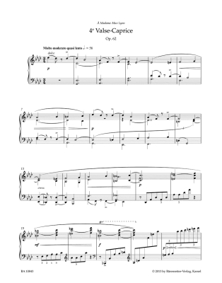 Valses-Caprices - Faure/Grabowski - Piano - Book