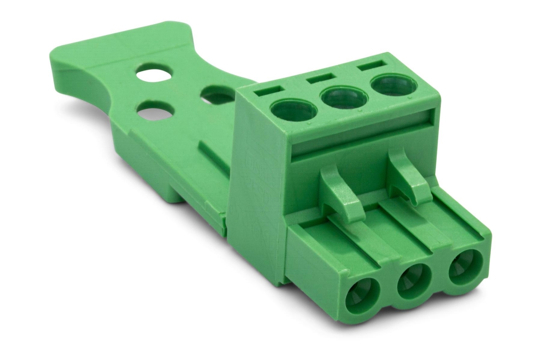 Phoenix Connector 3-pole Female with Strain Relief